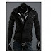 Personality Hooded Zipper Jacket