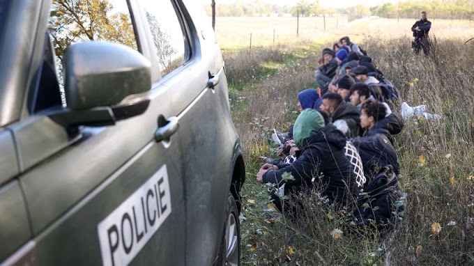 Egy embercsempészt és több száz migránst fogtak