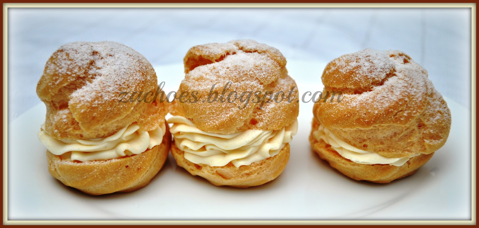 Aku.Zack Cakery: Resepi Cream Puff dan Vanilla Creme Diplomat