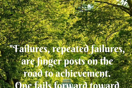 Learning Lessons From Failing To Achieve A Goal