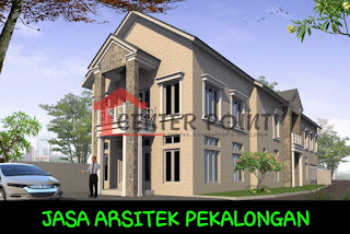 Jasa Arsitek Desain Gambar Rumah di Pekalongan - Fasade Klasik Classic Mediterania Mediteran Modern Home House Mewah Luxury Profil Pilar Eropa