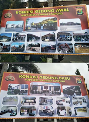 Gedung Baru Mapolresta Bandar Lampung Diresmikan