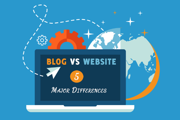 blog vs. website major differences and comparison