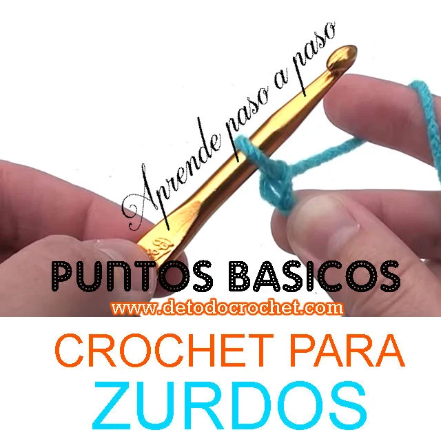 clases de crochet para zurdos- gratis online