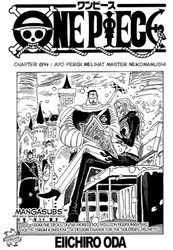 One Piece Chapter 814-Ayo Pergi Melihat Master Nekomamushi