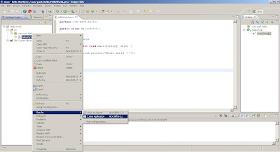 run java application eclipse