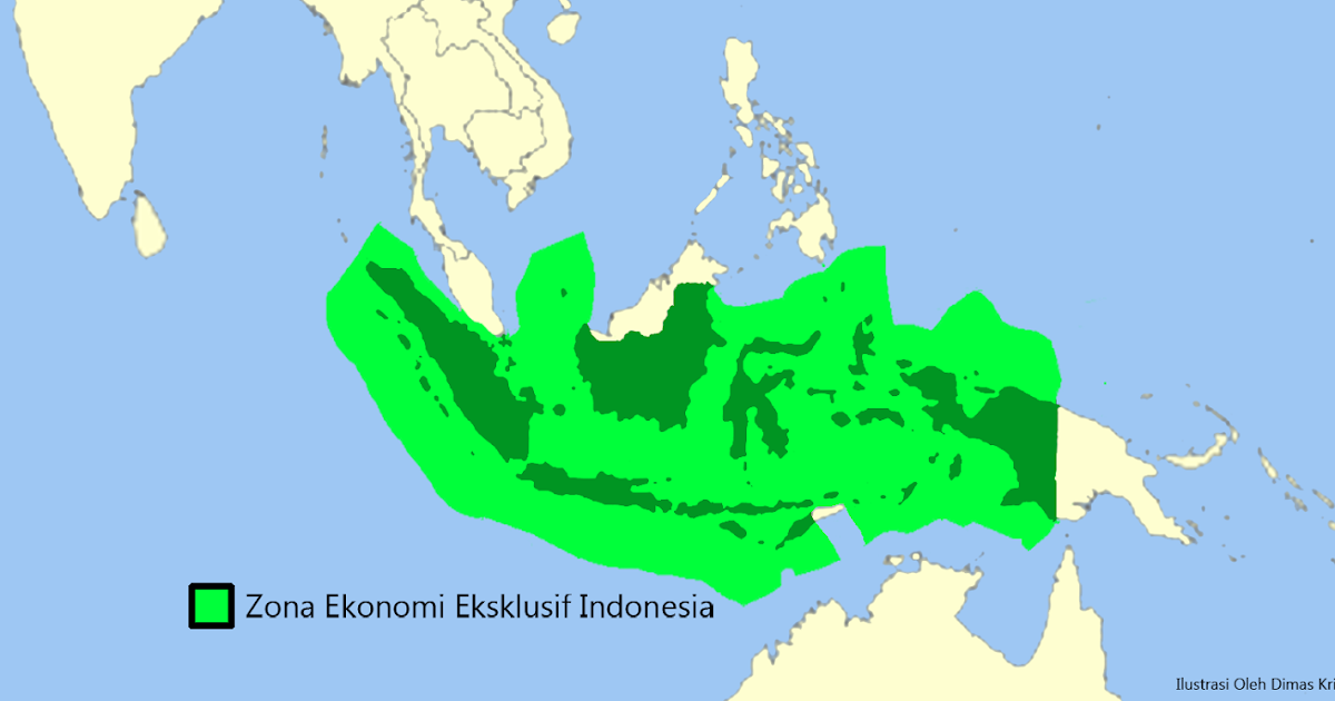 Globespotes: Peta Zona Ekonomi Eksklusif Indonesia