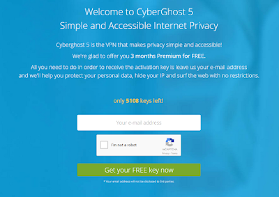 [مجانيات] سارع في الحصول على سيريال تفعيل برنامج CyberGhost VPN مجّاناً!