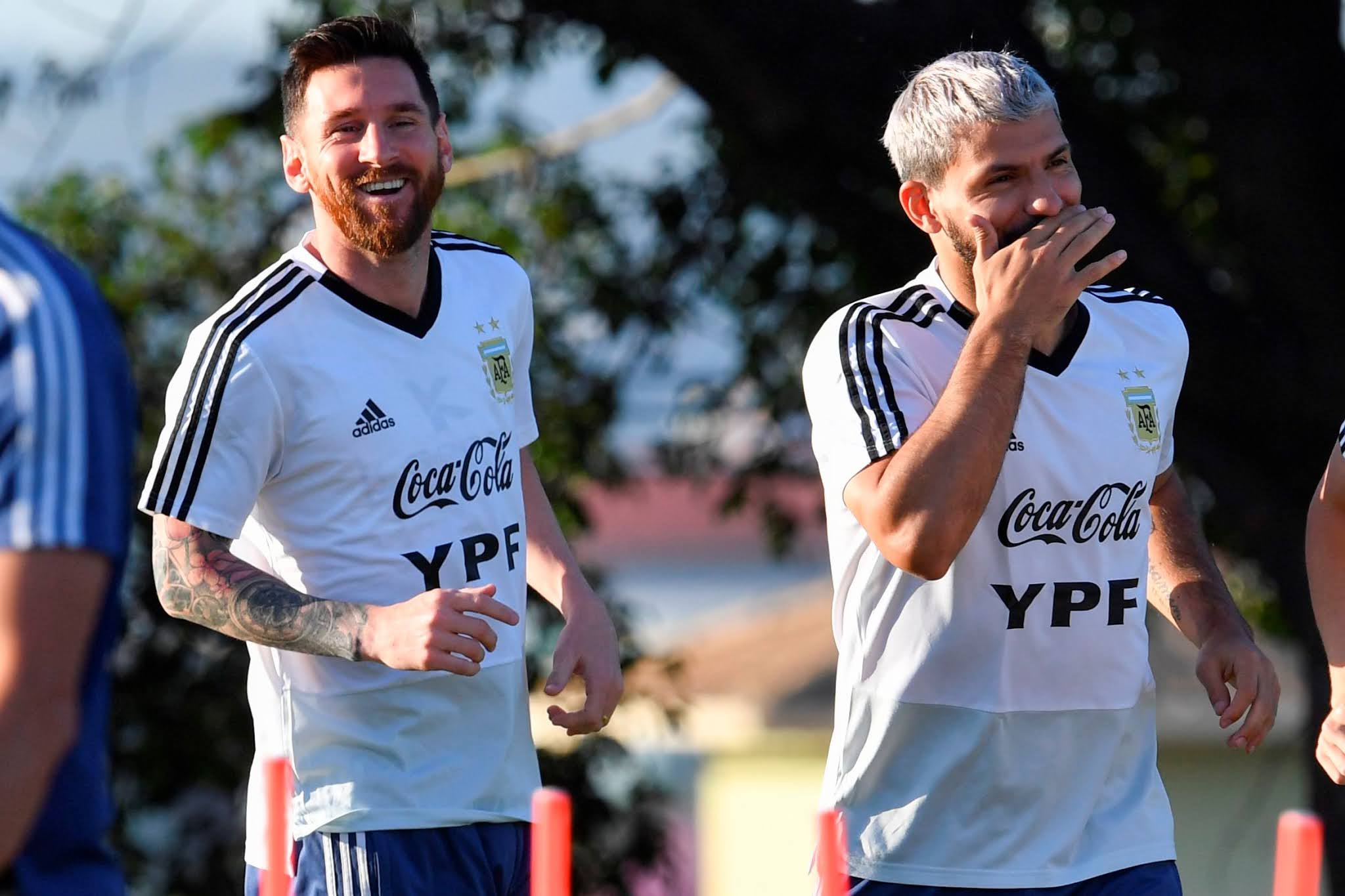 Lionel Messi y Sergio Agüero