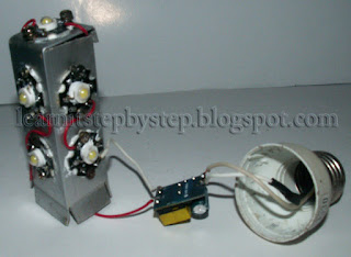 DYI Home Made LED Lamp p2