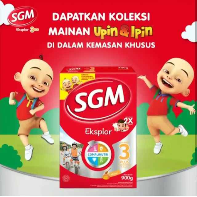 Dapatkan Koleksi Mainan Upin Ipin Dalam Kemasan Khusus SGM Eksplor Dan Menangkan Hadiahnya!