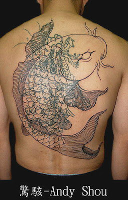 free sketched fish tattoo