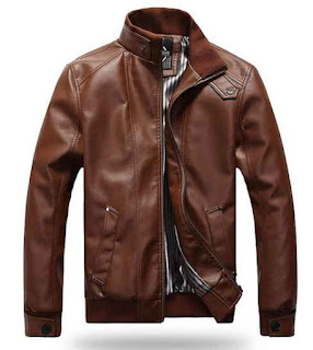model jaket kulit untuk pria taiwan dengan warna coklat