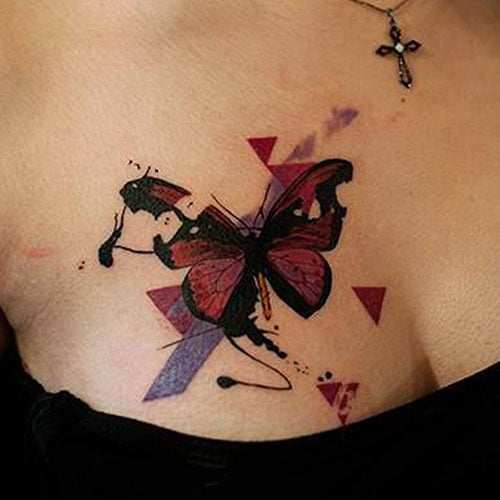 40 tatuagens incríveis para fazer no busto!