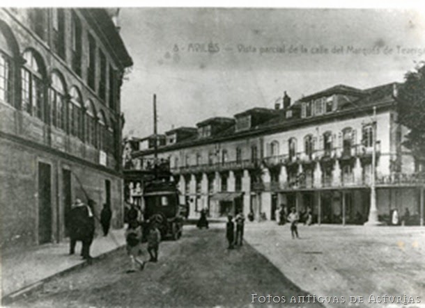 Calle de la Muralla, Avilés en el Año:1900 