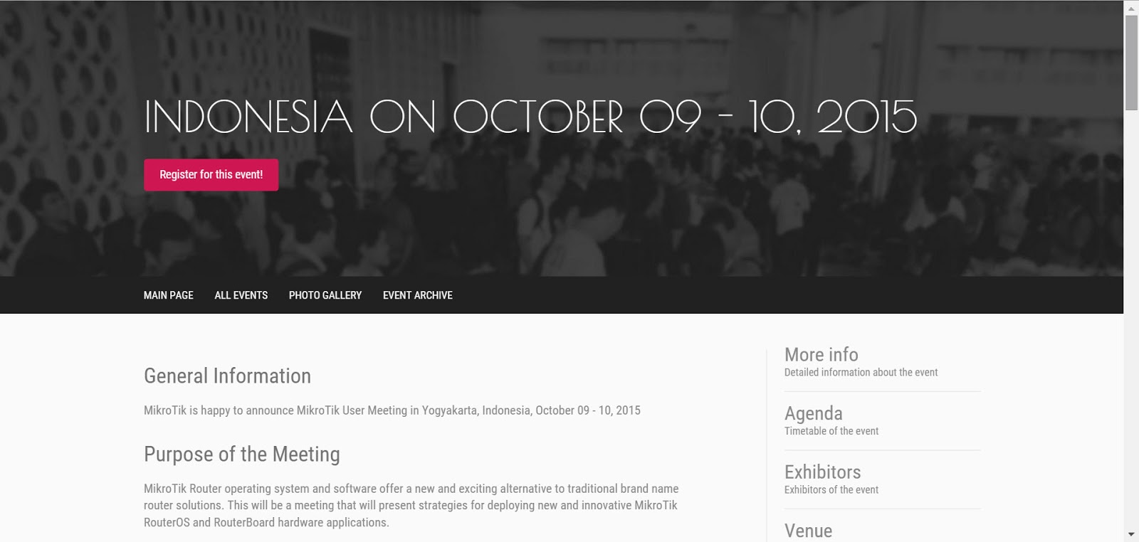 Ikuti Mikrotik User Meeting Yogyakarta Oktober 2015