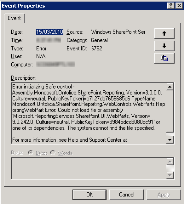 aptimize-bug-sharepoint-event-viewer-1