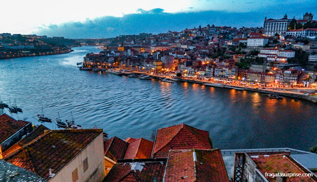 Cidade do Porto, Portugal, vista da estação do teleférico de Vila Nova de Gaia