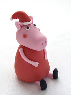 Pujsa Pepa - Peppa Pig fondant Christmas