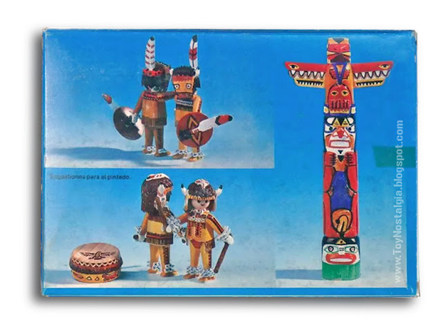 Playmobil COLOR ANTEX - 3620 - Indios hechiceros Caja dorso (Playmobil ANTEX Argentina)