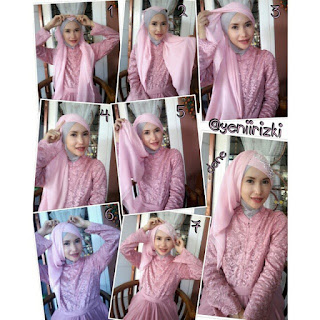 Tutorial Unik Hijab Paris Untuk Pesta