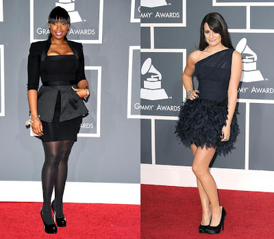 2010 Grammy Jennifer Hudson and Lea Michele