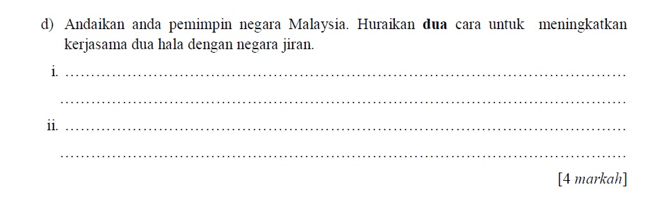 Laman Blog Pendidikan Moral Contoh Soalan Spm Cara Meningkatkan Kerjasama Dengan Negara Jiran