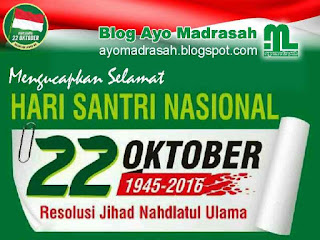 Susunan program upacara bendera Peringatan Hari Santri Nasional beserta dengan teks Resolusi Susunan Acara Upacara dan Sambutan Pembina Hari Santri Nasional