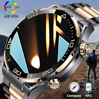 Smartwatch GT4PRO AMOLED 360*360 Full Screen Touch Bluetooth Call Blood Oxygen Monitoring GPS Watches GT4PRO