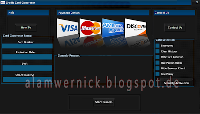 Credit Card Generator hack tool 