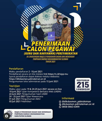 lowongan guru muhammadiyah