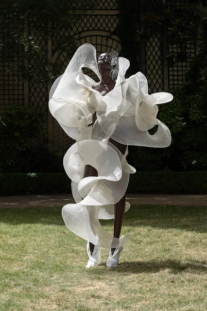 Iris van Herpen ~ Architectonics, Fashion show CREDITS Press: KCD Paris Styling: Nicola  Dammes Kieft Frontstage Photography: Gio Staiano Backstage photography: Molly SJ Lowe 2 Miami Art Reviews 3