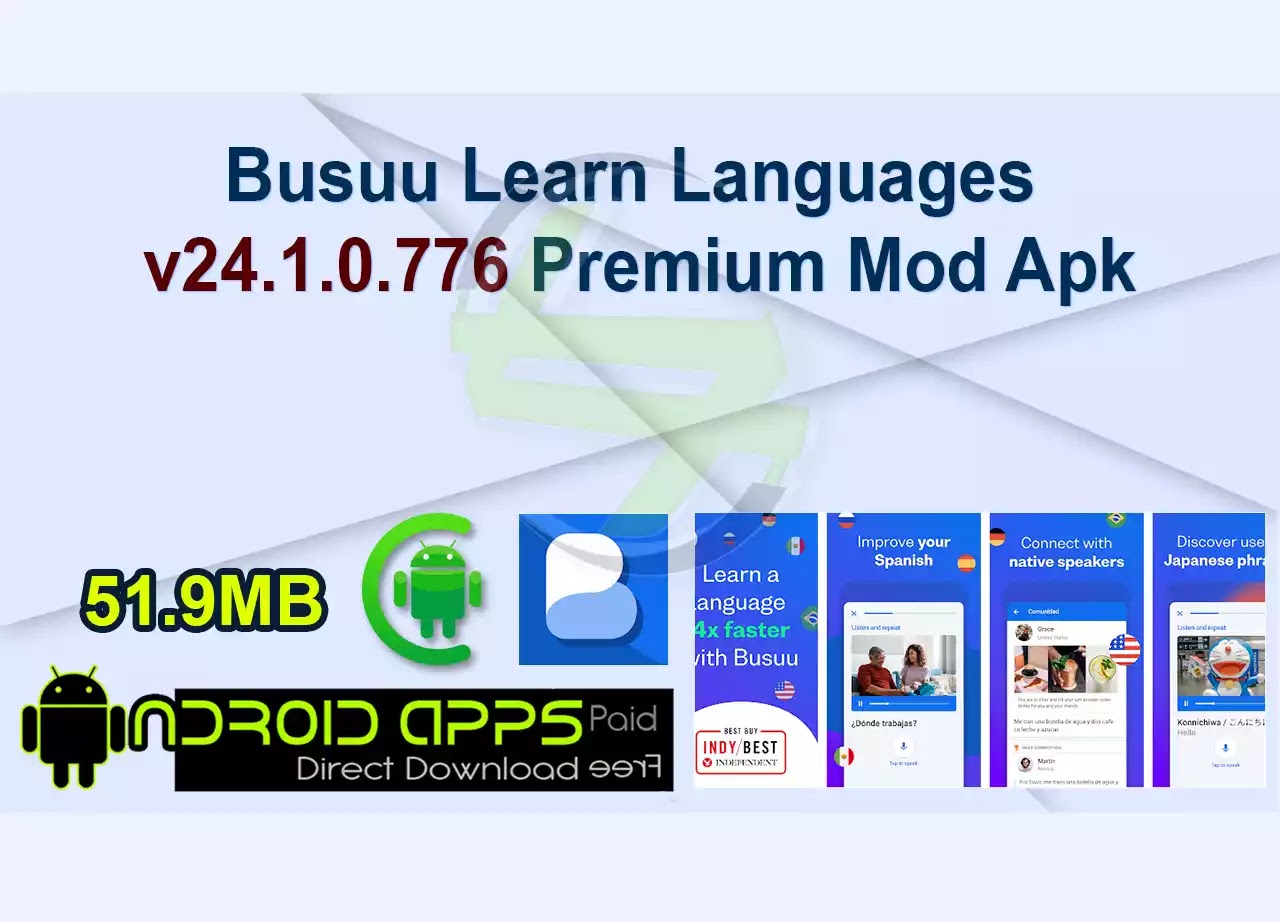 Busuu Learn Languages v24.1.0.776 Premium Mod Apk