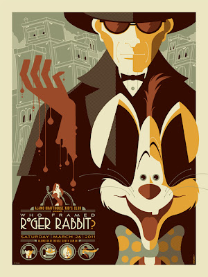 Who Framed Roger Rabbit? Disney Screen Print by Tom Whalen