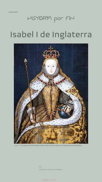 Isabel I de Inglaterra, última Tudor. Historia de Inglaterra