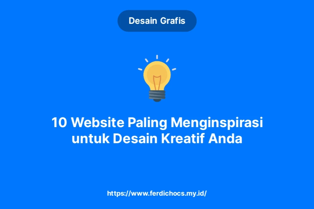 10 Website Paling Menginspirasi untuk Desain Kreatif Anda