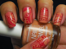 Halloween Blood Watermarble Nails With Bettina Julietta And LA Spash Red Sea