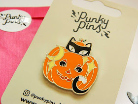 Punky Pins Halloween Cat Pin