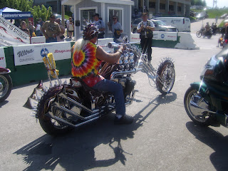 Custom Chopper at Sturgis South Dakota August 2007; Photo by Whiteline