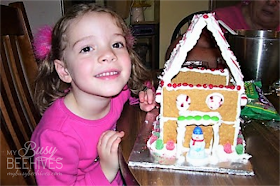 Graham Cracker Christmas house.