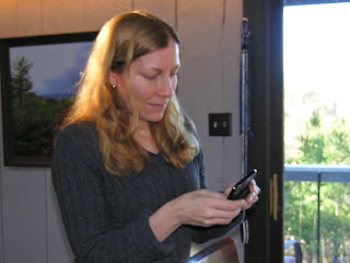 woman with cell phone