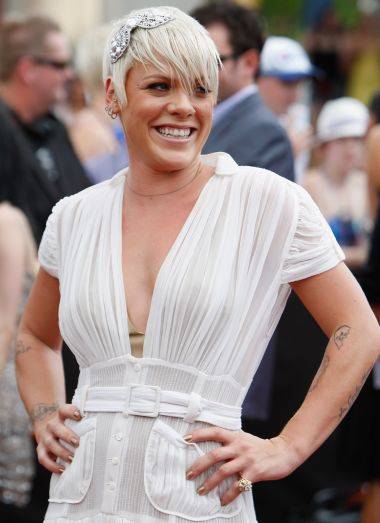 Singer Pink was almost kicked out of a campsite on her birthday because she