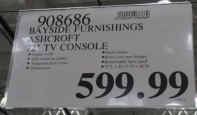 Deal for the Bayside Furnishings Ashcroft TV Console at Costco