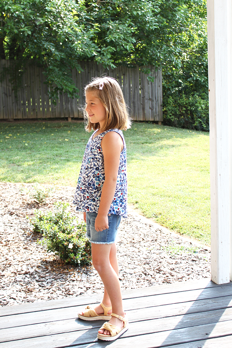 MNMini Eucalypt Tank/Dress Pattern // Sewing For Girls