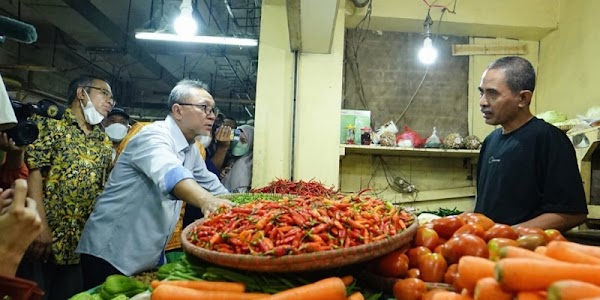 Tak Pernah Beli Cabai, Mendag Zulhas Syok Harga Kebutuhan Pokok Mahal