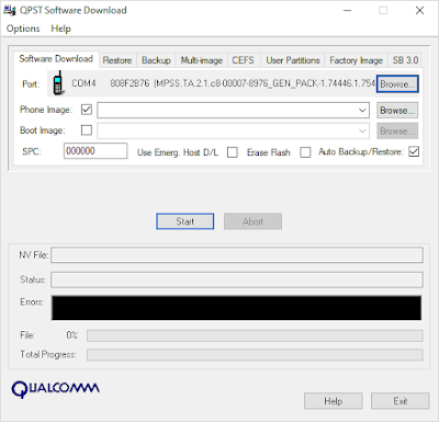 Cara Flashing Menggunakan QPST Tool