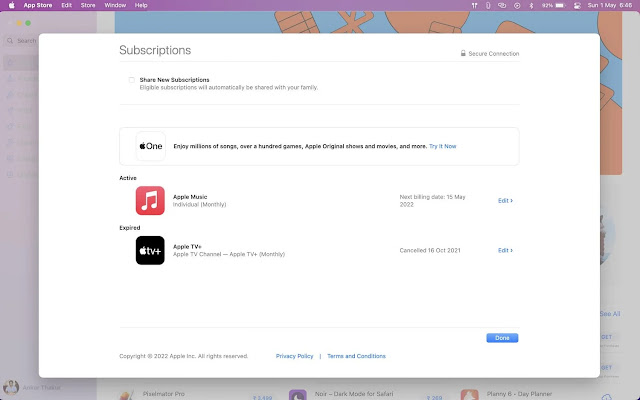Cách hủy đăng ký ứng dụng, app trên máy Mac
