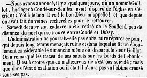 Condé sur Seulles Parole d'horloger