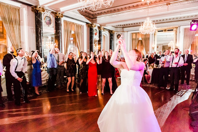 A classic formal winter wedding at the Hotel Monaco and The Belvedere in Baltimore, Maryland Photographed by Heather Ryan Photography