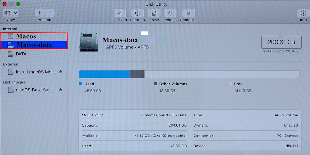 Cài đặt macOS - Mojave 10.14